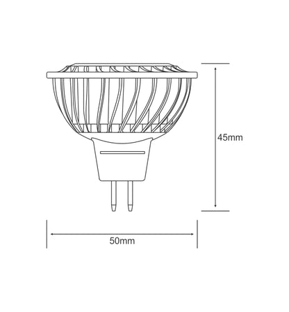 Luxram Power LED PowerLED MR16 12V 4W Natural White 4000K 36° 325lm (White) LED