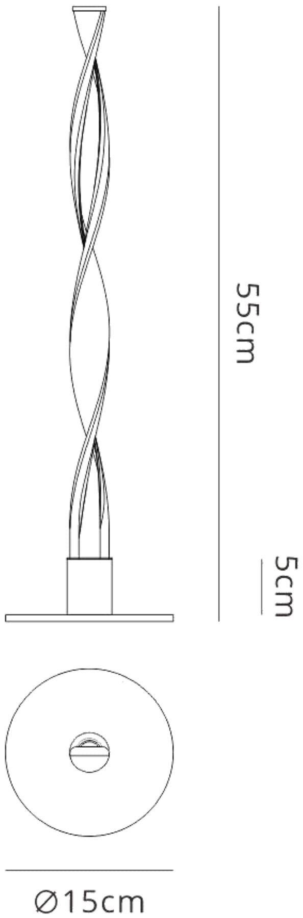 Mantra Madagascar Table Lamp, 9W LED, 3000K, 630lm, IP20, Sand White, 3yrs Warranty