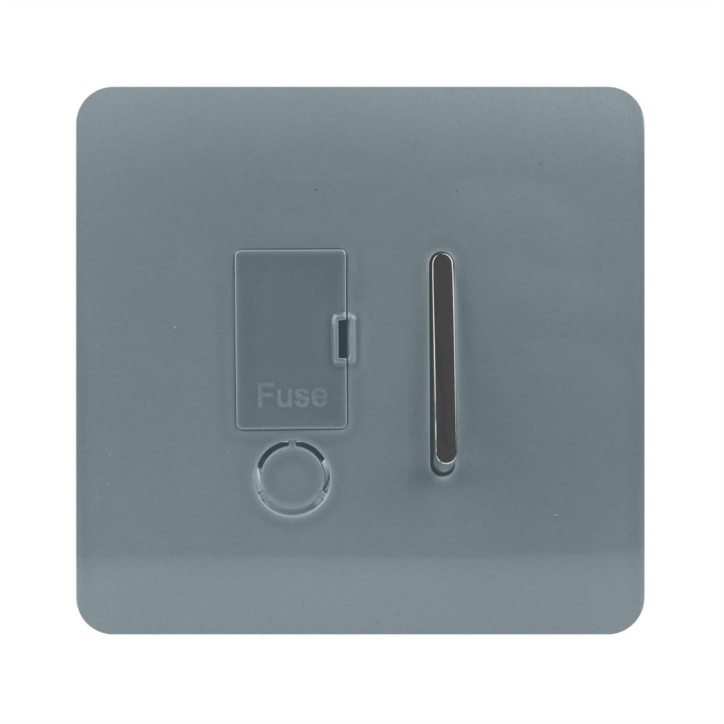 Trendi Artistic Modern Glossy Tactile Fused Spur Switch Cool Grey