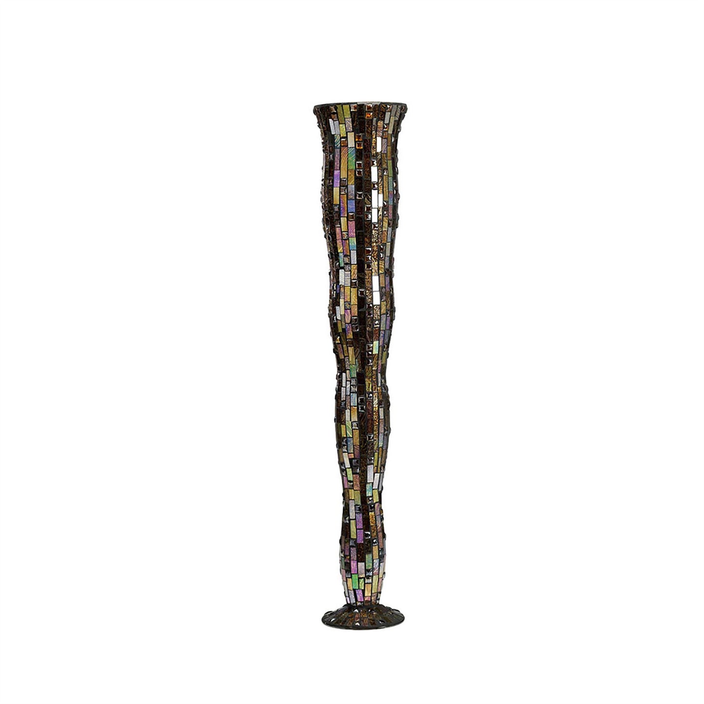 Diyas Home (DH) Luana Mosaic Vase Large Multi-Colour Mosaic