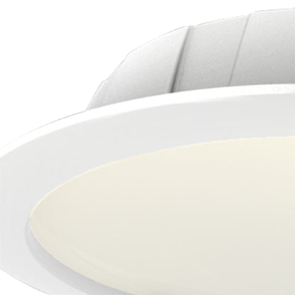 Mantra Fusion Fusion M6394 Graciosa 14.6cm Round LED Downlight, 10.8W, 3000K, 820lm, White, Cut Out 120mm, IP44, 3yrs Warranty
