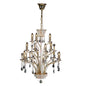 Diyas Orlando 65cm  12 Light E14 French Gold/Crystal, (ITEM REQUIRES CONSTRUCTION/CONNECTION) Ceiling Pendant Light Fitting
