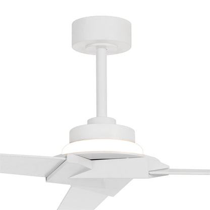 Brisa 175cm 20W LED Dimmable Ceiling Light With Built-In 40W DC Reversible Fan, 2700-5000K Remote & APP Control, White, 1400lm, IP44, 5yrs Warranty