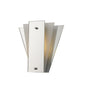 Deco Atlantis 250 x 260mm Wall Light, 1 Light E27 Frosted/Mirror