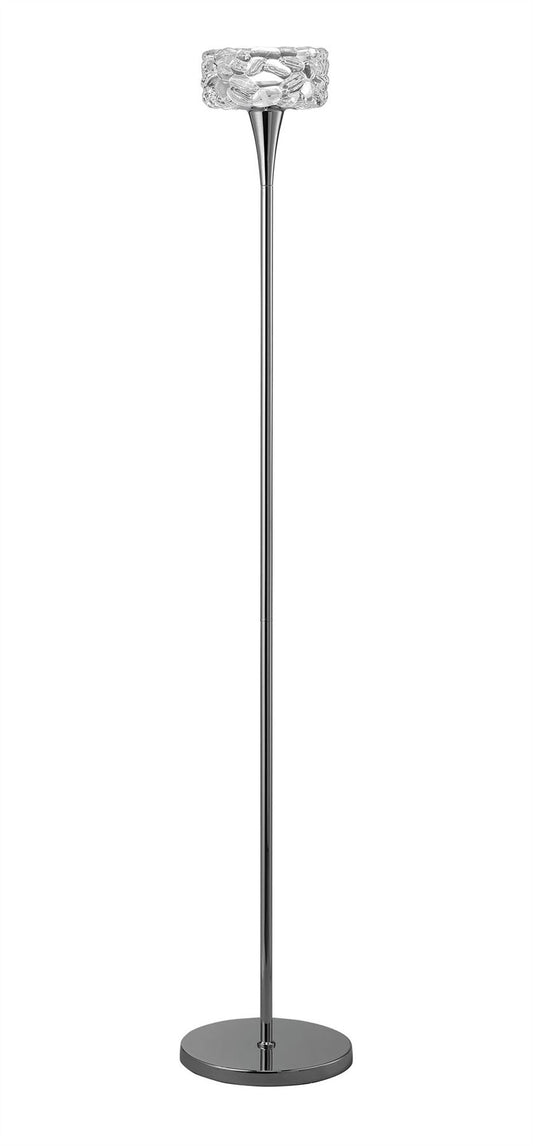 Mantra M3939 O2 Floor Lamp 1 Light E27, Polished Chrome