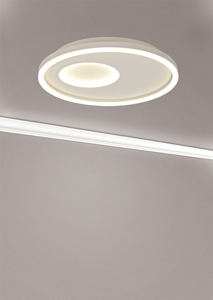 Mantra Fusion Krater Ceiling 40cm Round 36W LED 3000-6000K Tuneable, 1800lm, Remote Control White, 3yrs Warranty Ceiling