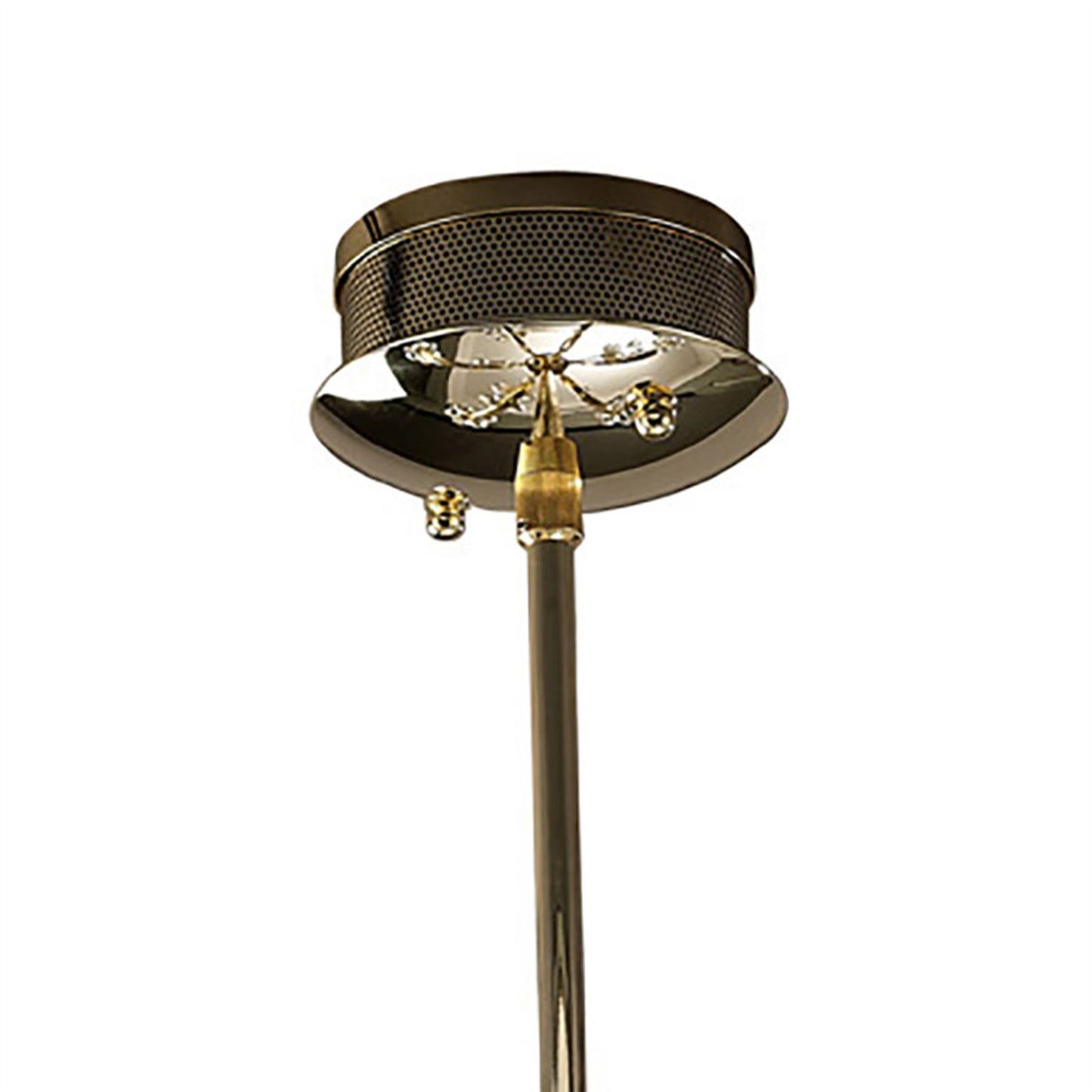 Diyas Octavia 65cm  9 Light G4 French Gold/Crystal, NOT LED/CFL Compatible Ceiling Pendant Light Fitting