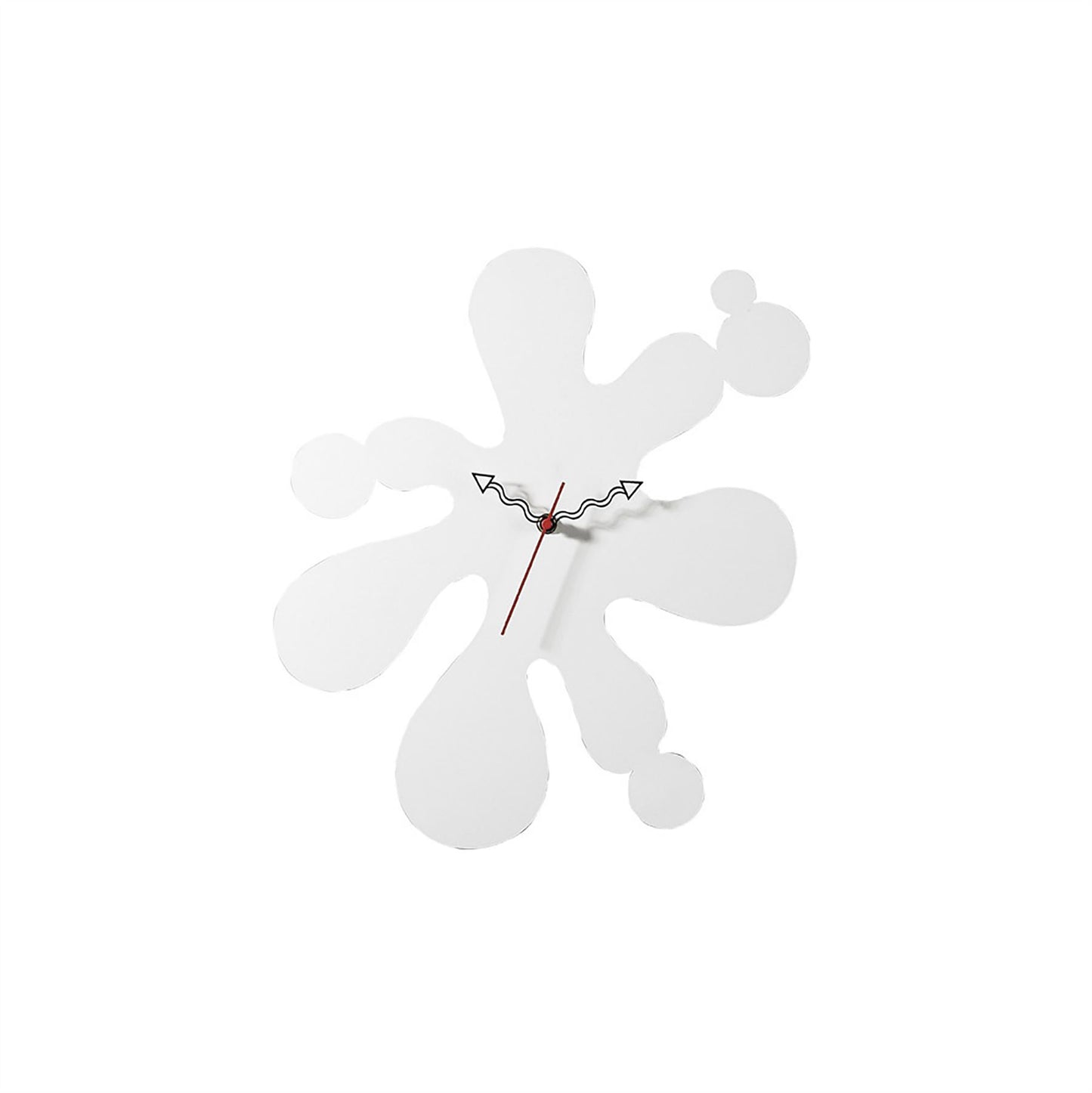 Diyas Home (DH) Infinity Splat Clock White Wall
