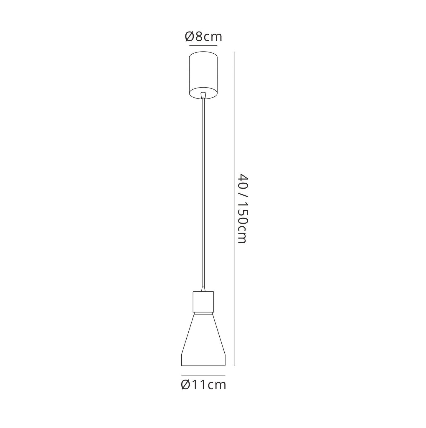 Mantra Fusion Kos E27 Fusion M5621 Kos Pendant Small 11cm Round 1 x E27, Matt White