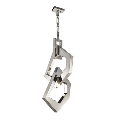 Diyas Ricadi  8 Light GU10 Stainless Steel, (ITEM REQUIRES CONSTRUCTION/CONNECTION) Ceiling Pendant Light Fitting