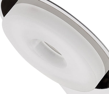 Mantra Fusion Tess Table Lamp 1 Light 5W LED 3000K, 450lm, Matt White/Frosted Acrylic/Polished Chrome, 3yrs Warranty