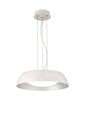 Mantra M4840 Argenta Pendant Small 18W LED 3000K, 1800lm, Matt White/Silver/White Acrylic, 3yrs Warranty