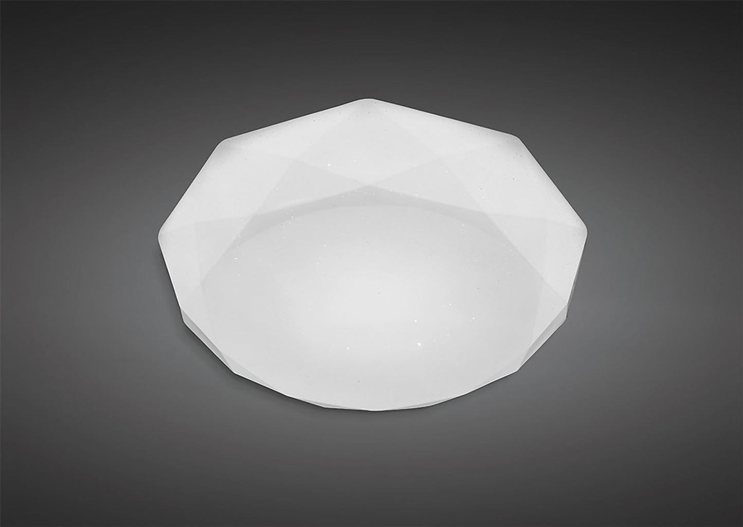 Mantra Fusion M5111 Diamante Ceiling 21W LED 3000K, 2100lm, White Acrylic, 3yrs Warranty - M5111 Ceiling