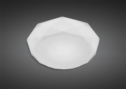 Mantra Fusion M5111 Diamante Ceiling 21W LED 3000K, 2100lm, White Acrylic, 3yrs Warranty - M5111 Ceiling