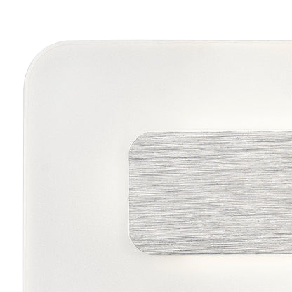 Mantra Fusion M5125 Sol Wall Light Rectangular 6W LED 4000K, 540lm, Aluminium/ Acrylic, 3yrs Warranty