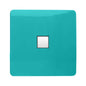 Trendi Switch 1 Gang RJ45 Cat 6 Modern Designer PC Ethernet Socket in Bright Teal