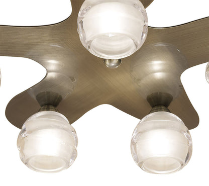 Mantra M1829 Loop Ceiling 5 Light G9 ECO, Antique Brass