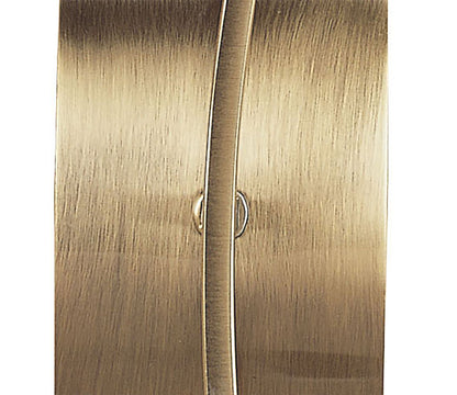Mantra Pietra Wall Light Switched 1 Light G9, Antique Brass