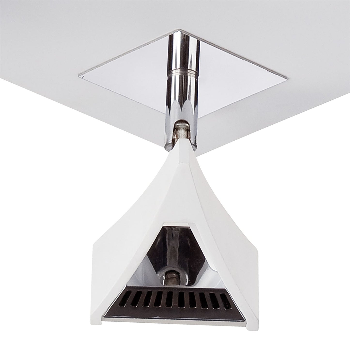Mantra Fusion Filippo Spot Light 4 Light LED Square 20W 3000K, 1750lm, Matt White/Polished Chrome, 3yrs Warranty