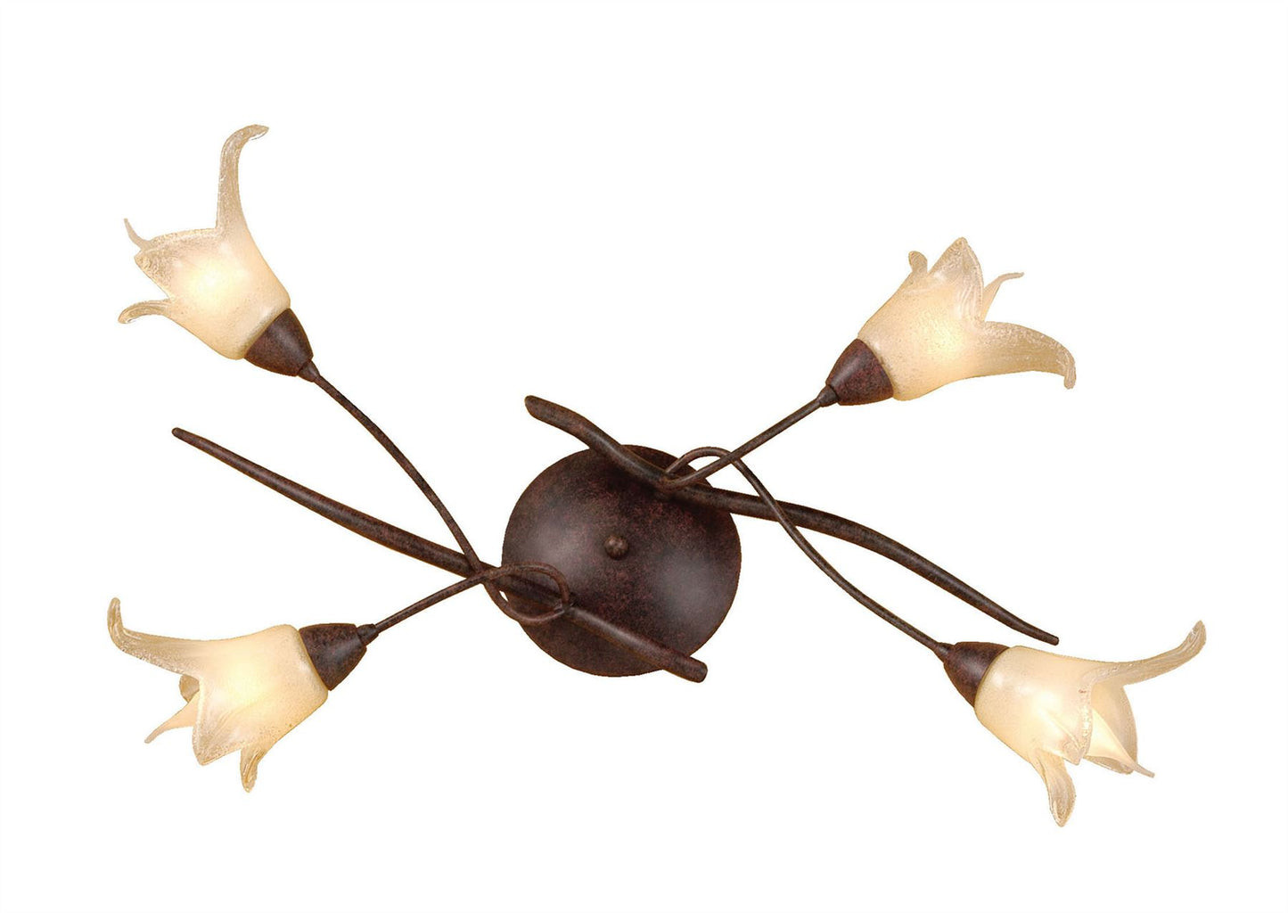 Mantra (0024 003) Florida Ceiling 4 Light E14, Brown/Black Oxide