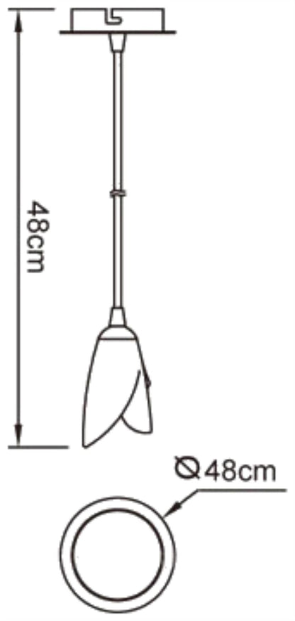 Mantra Pietra 10cm Pendant 1 Light G9, Polished Chrome