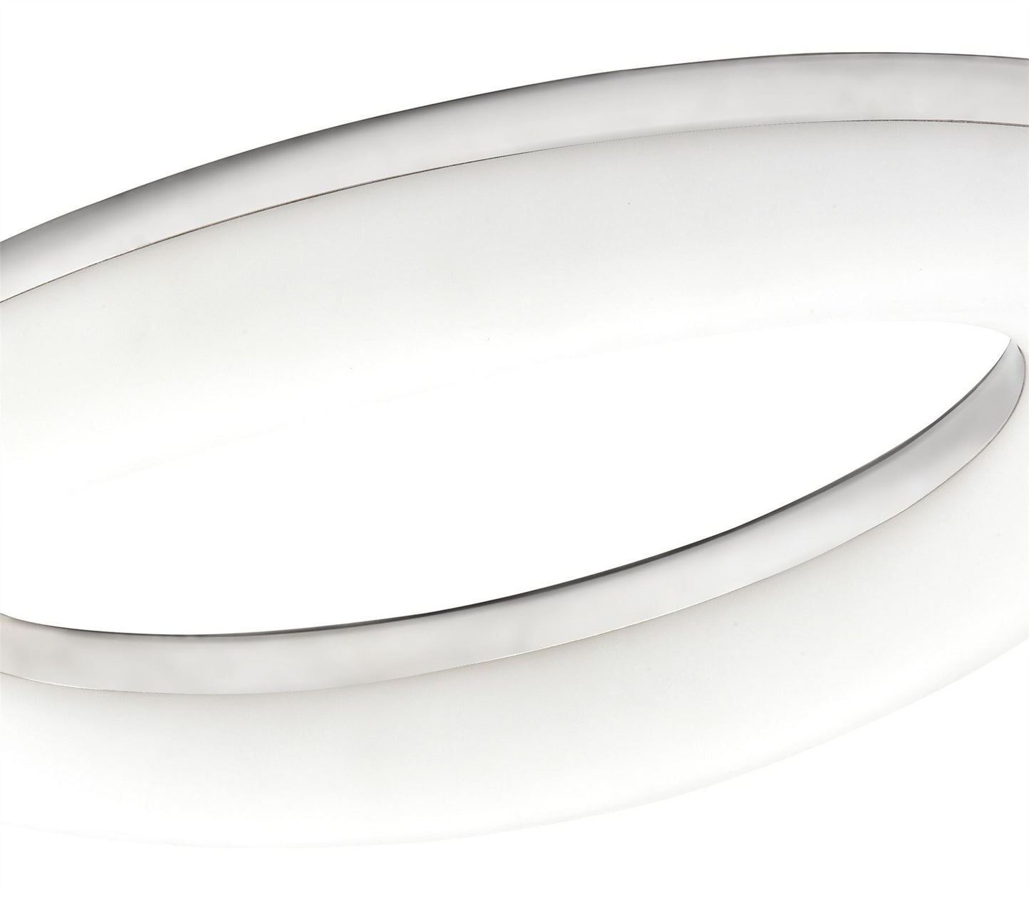 Mantra M4902 Oakley Oval Ceiling 40W LED 3000K, 3200lm, Polished Chrome/Frosted Acrylic, 3yrs Warranty - M4902 Ceiling