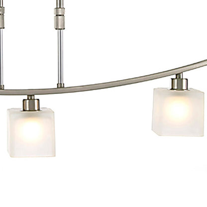 Diyas PILA 3 Light G9  G9 SATIN NICKEL Ceiling Pendant Light Fitting