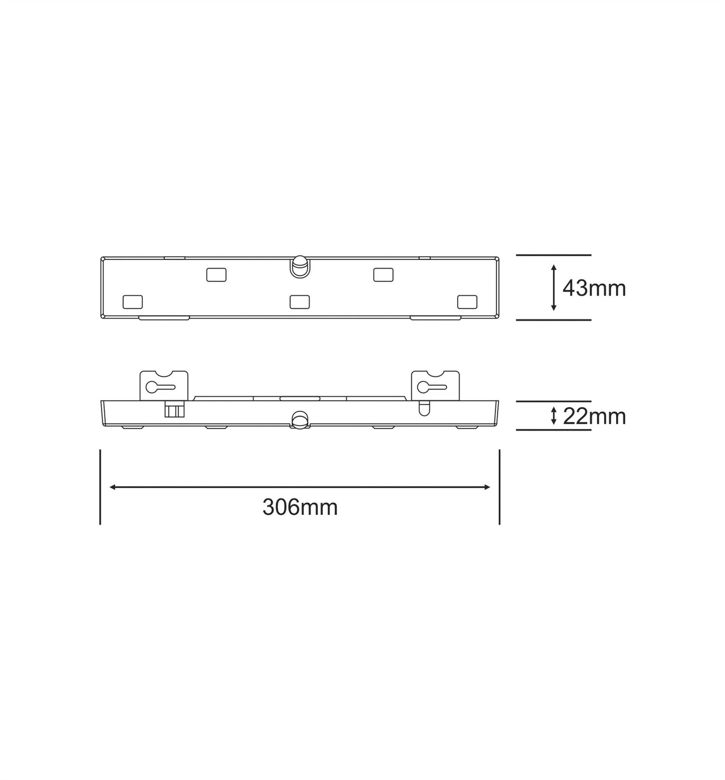 Techtouch Everywhere LED 1W Light Bar 5000K 110lm (White), 3yrs Warranty