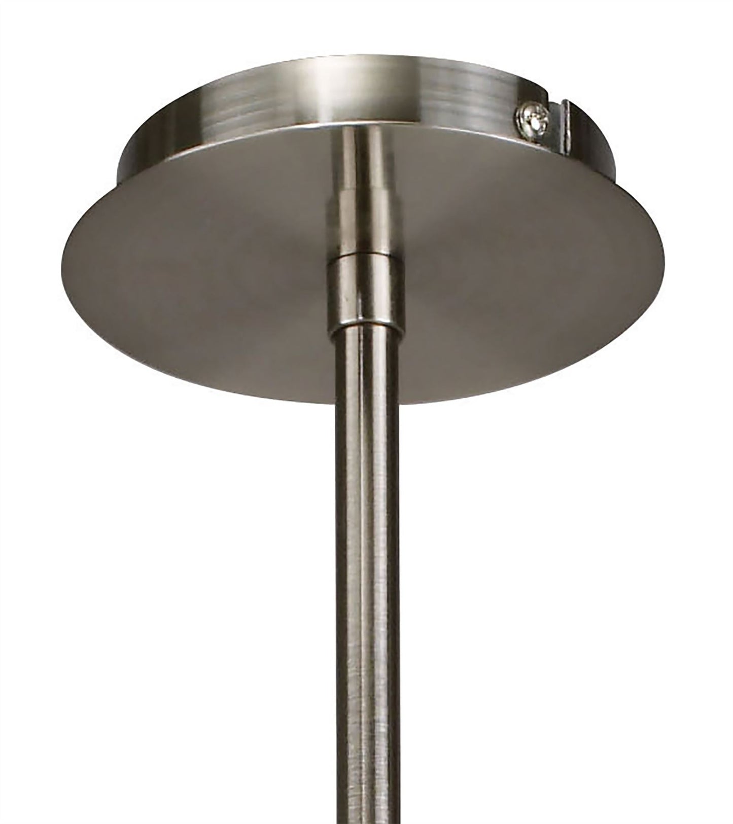 Mantra Alaska GU10 49cm Pendant Convertible To Semi Flush 4 Light L1/SGU10, Satin Nickel, CFL Lamps INCLUDED