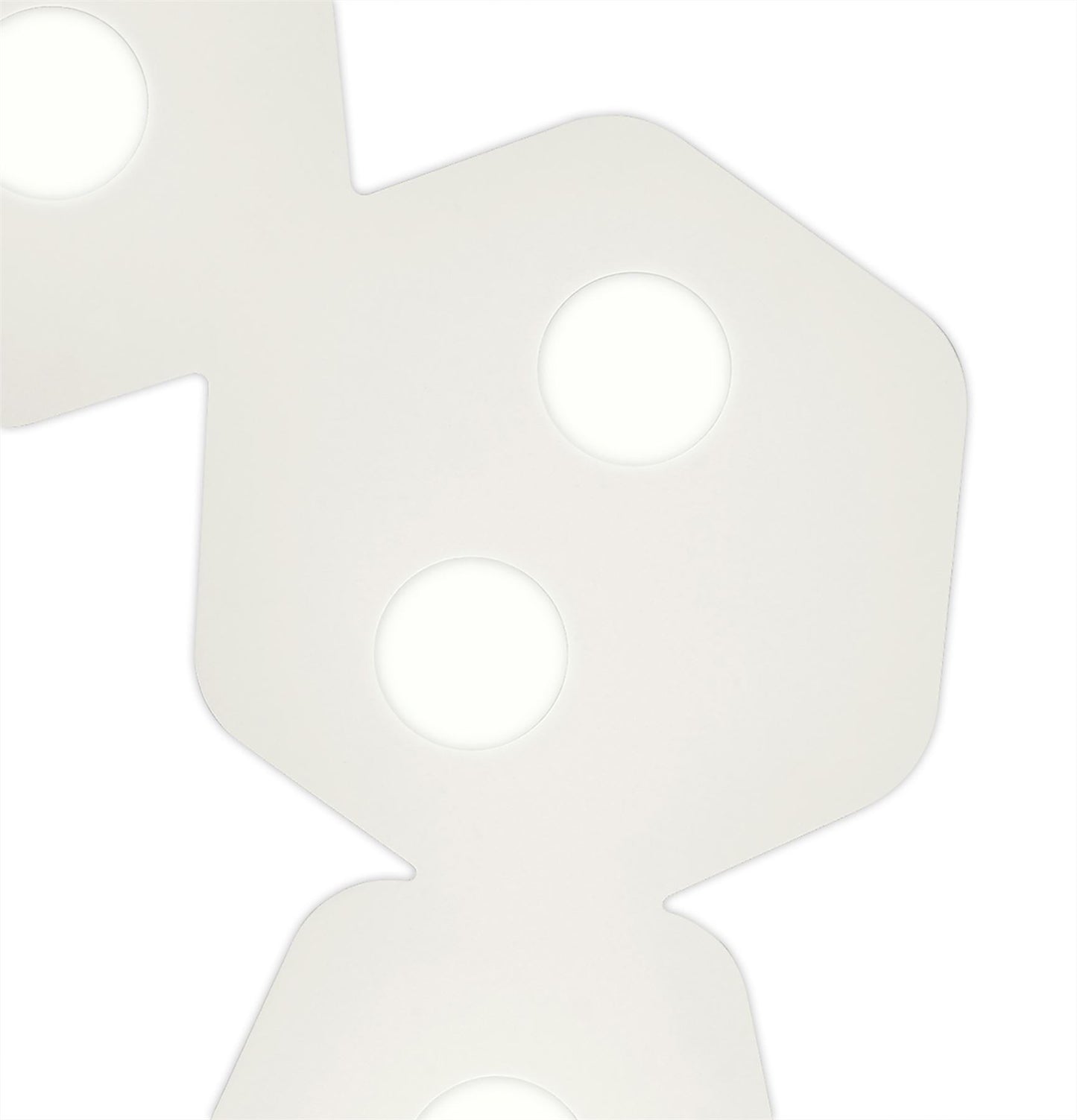Mantra Area Linear Ceiling Light, 7 x GX53 (Max 9W, Not Included), Sand White