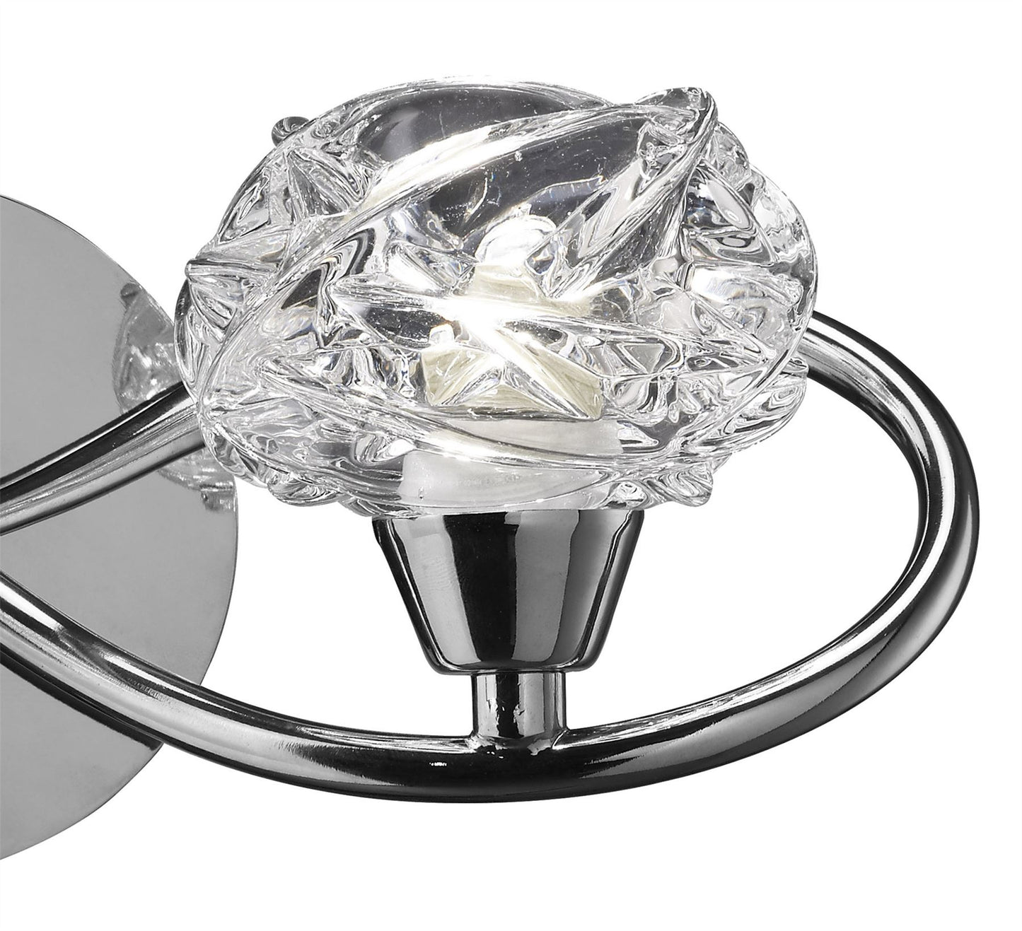 Mantra Maremagnum Wall Light Switched 2 Light G9, Polished Chrome