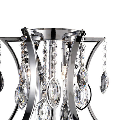 Diyas Mios Crystal Table Lamp 3 Light G4 Polished Chrome
