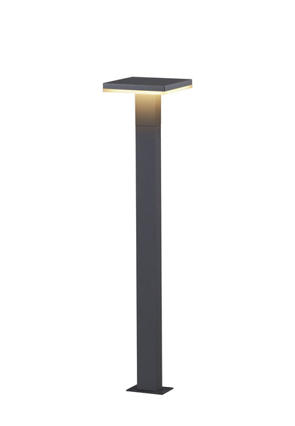 Mantra Fusion Tignes Pillar Lamp, 10W LED, 3000K, 700lm, IP54, Anthracite, 3yrs Warranty