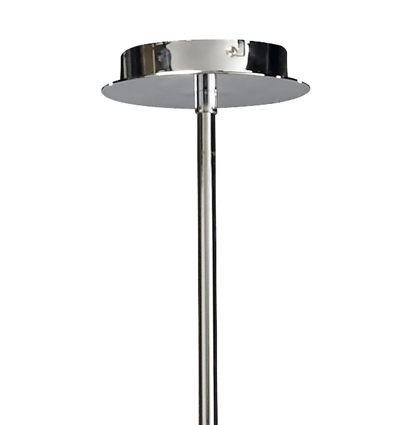 Mantra Lupin Linear Pendant 2 Light E27 Line Large, Gloss White, White Acrylic, Polished Chrome, CFL Lamps INCLUDED