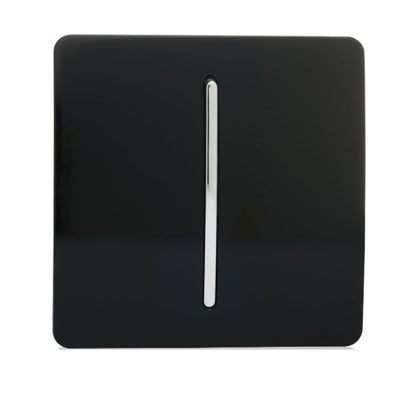 Trendi Artistic Modern Glossy  Auto Retractive Door Bell Switch Black ART-DBBK