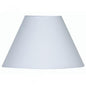 Oaks Lighting S501/5 Cotton Coolie Lampshade 140mm - Clip-On Candle Light Shade - White