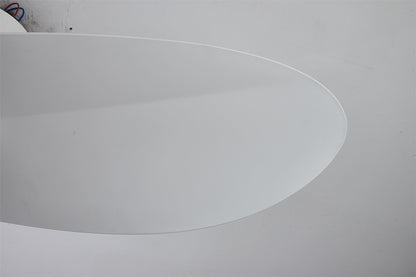 Surfer 112 x 30cm 18W LED Dimmable Ceiling Light With Built-In 40W DC Fan, 3000-5000K Remote Control, 3600lm, White, 5yrs Warranty
