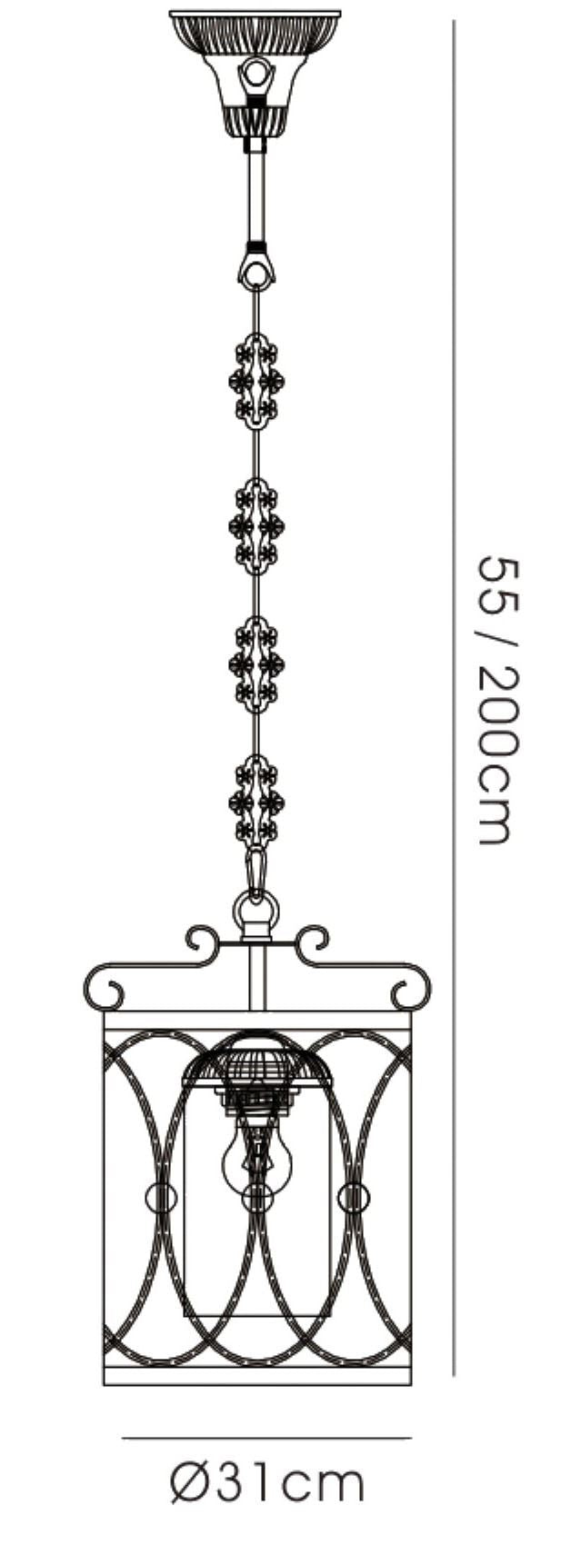 Diyas Malcolm 31cm Single  1 Light E27 Black/Gold with Clear Glass Ceiling Pendant Light Fitting