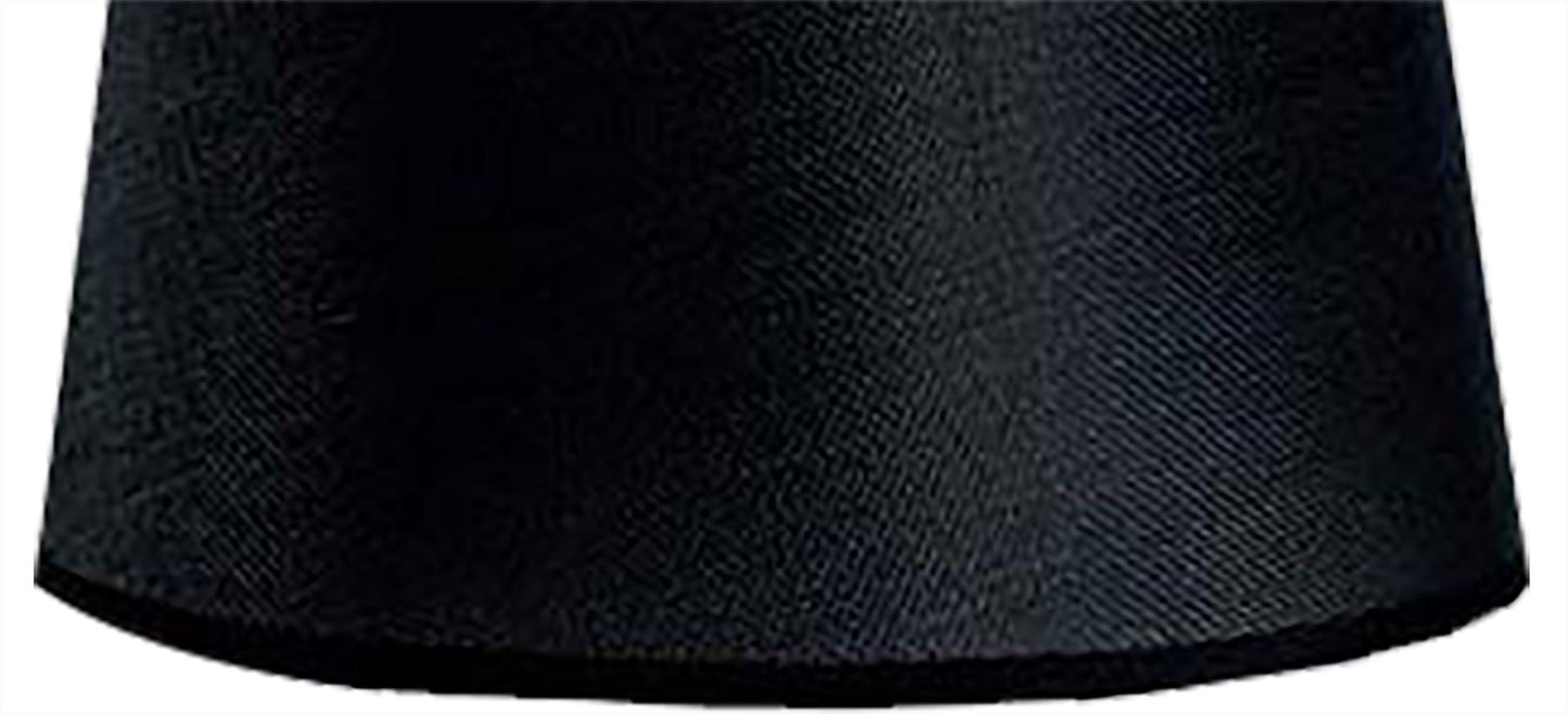Mantra M5323 Habana Black Round Shade 210/240mm x 165mm, Suitable for Table Lamps