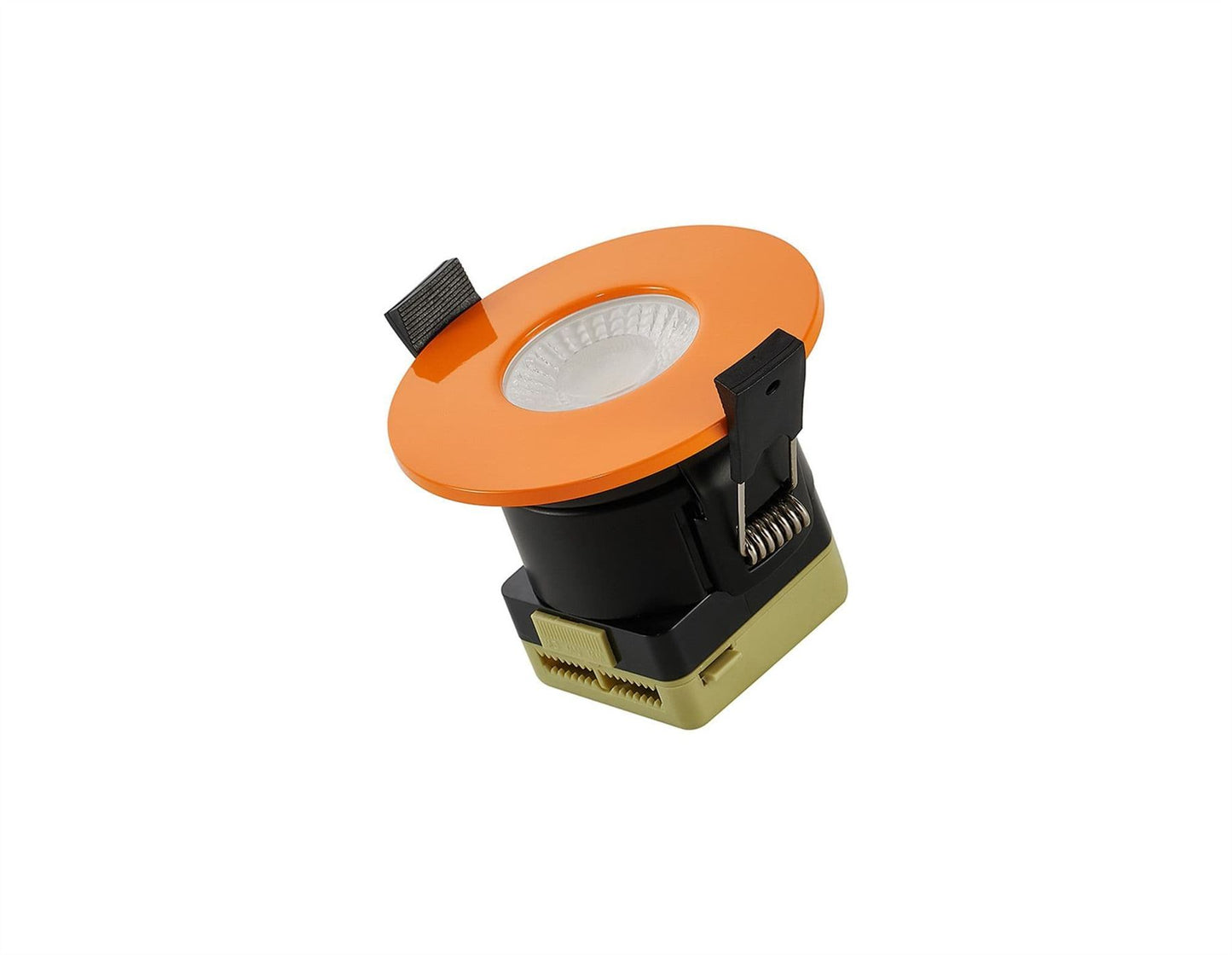 Trendi Switch Dimmable IP65 CCT LED Fire Rated Downlight in Sunset Orange