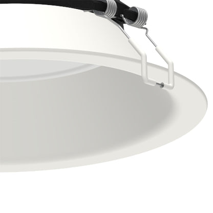 Mantra Fusion Fusion M6395 Medano Round 23.3cm, LED Downlight, 21W, 3000K, 1900lm, White, Cut Out 206mm, 3yrs Warranty