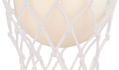Mantra Basketball Wall Light, 1 x E27, Matt White