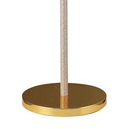 Diyas Elena Floor Lamp WITHOUT SHADE 1 Light E27 Gold/Crystal