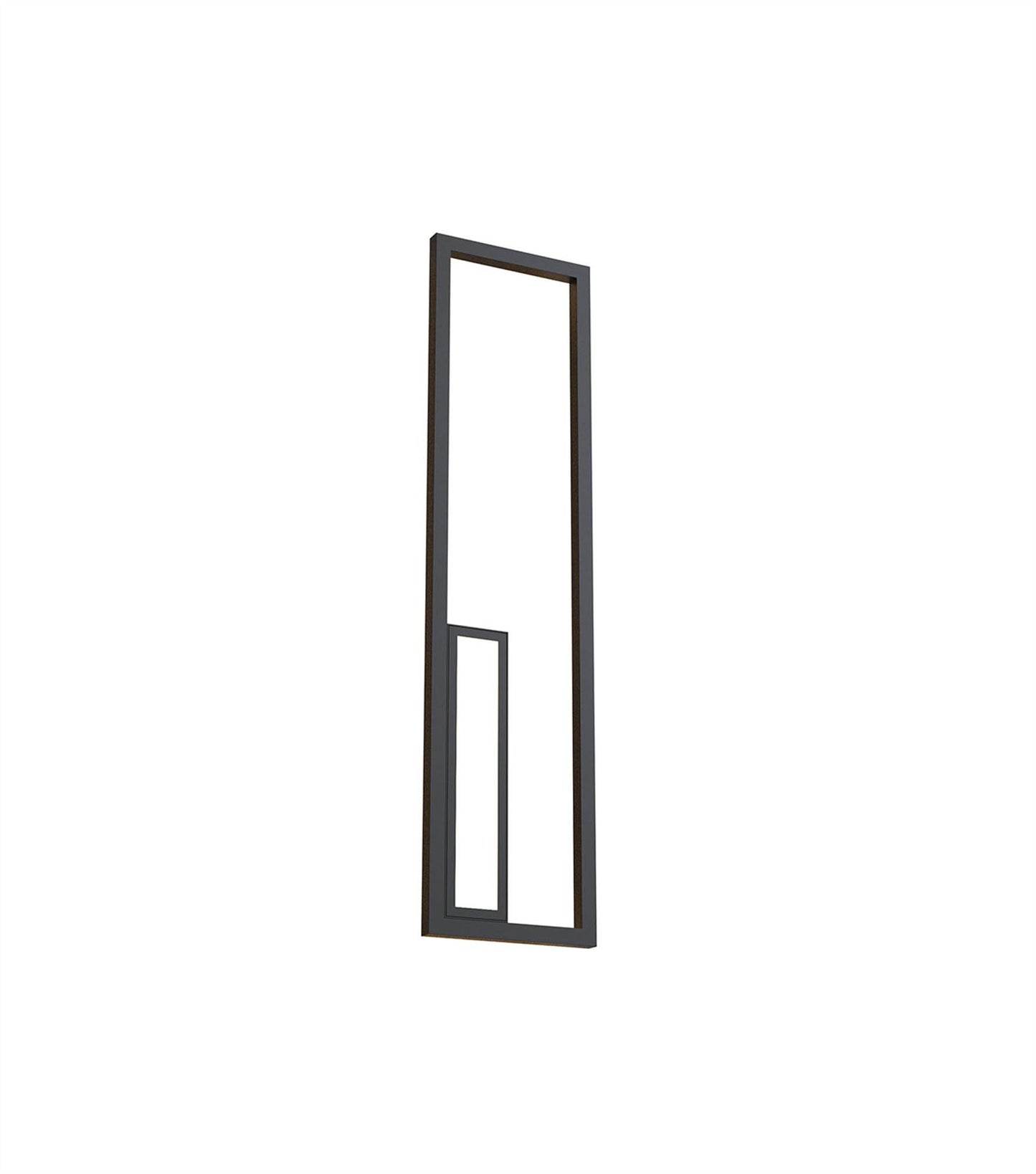 Mantra Boutique Rectangle Wall Light, Dimmable, 40W LED, 3000K, 2250lm, Black, 3yrs Warranty