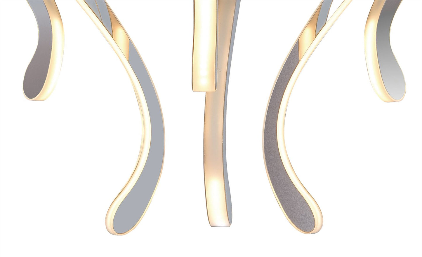 Mantra M5564 Versailles Ceiling LED Light 57W, 2733lm, 3000K Polished Chrome/White Acrylic, 3yrs Warranty
