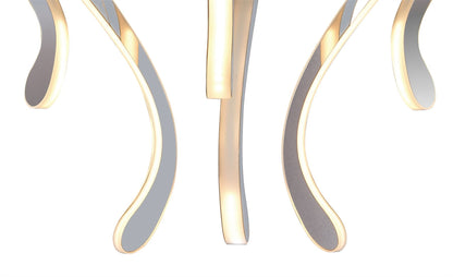 Mantra M5564 Versailles Ceiling LED Light 57W, 2733lm, 3000K Polished Chrome/White Acrylic, 3yrs Warranty
