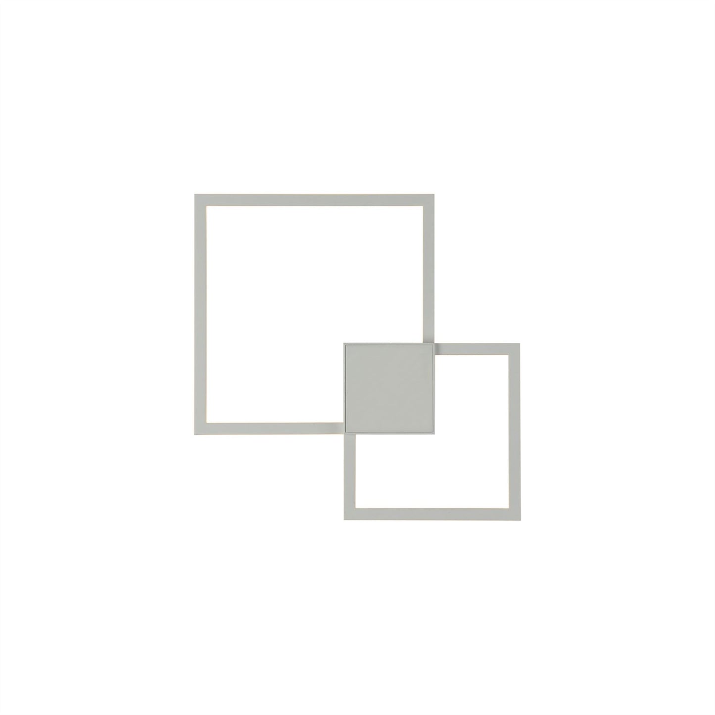 Mantra Fusion Double Ceiling/Wall Light, 48W LED, 3000K, 3600lm, White, 3yrs Warranty