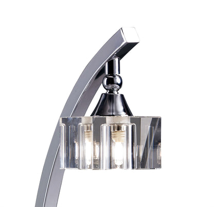 Mantra M2365 Cuadrax Table Lamp 1 Light G9, Polished Chrome