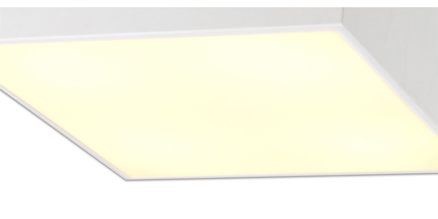 Mantra M6162 Mini Ceiling 45cm Square, 5 x E27 (Max 20W), White - M6162 Ceiling