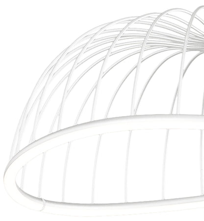 Mantra Celeste Pendant 81cm Round, 40W LED, 3000K, 2800lm, White, 3yrs Warranty